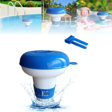 Chlorine Float 5 Inch Dosing Float for Chlorine Tablets, Upgraded Pool Chlorine Doser, 1 Piece Pool Accessory