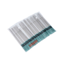 55 pièces d'aiguilles à tricoter double pointe en acier inoxydable de 20 cm, 2,0–6,0 mm