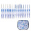 Set di uncinetti ergonomici blu - 6,0-1,0 mm 2