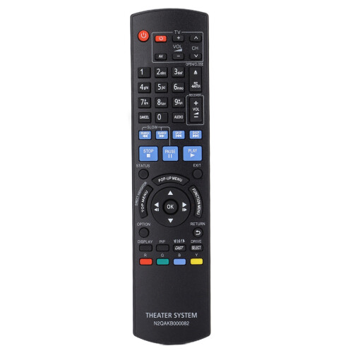 N2QAKB000082 Télécommande pour DMP-BD65/BD45 Argent-Noir 1