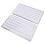 16 Sheets Hook and Loop Dots Prevent Slip Round 10