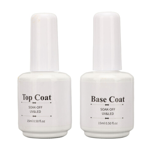 Nail Base Top Coat Set Super Bright Wear Resistant 1