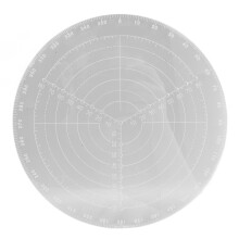 Round Center Finder with Clear Scales Acrylic DlY