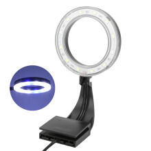 Luce Clip On per Acquario 5W 20-80 cm Blu e Bianco