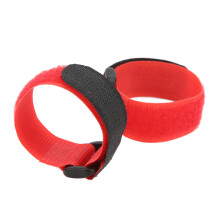 2er Pack Hühnerriemen aus Nylon gegen Hüfthohrhaken, geräuschfrei, für Hähne, rotes aufgewertetes Design