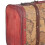 Vintage Suitcase Portable Composite Wood Map 14