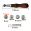 Kit d'outils d'espacement pour cuir – embossage et couture – réglable et durable. 9