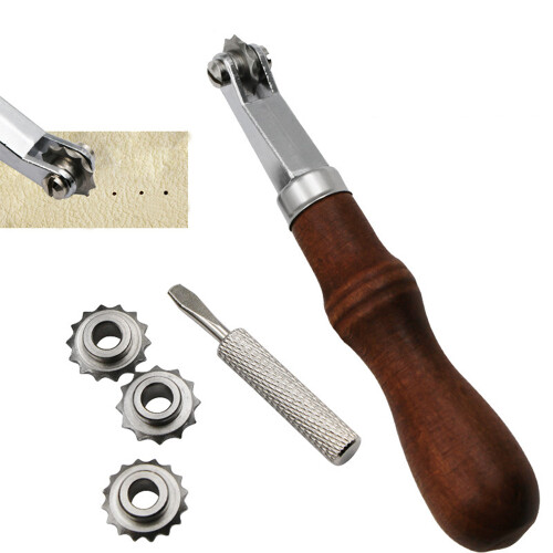 Kit d'outils d'espacement pour cuir – embossage et couture – réglable et durable. 2