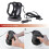 Electric Car Polisher Machine 40W Buffer Kit with 2 Pads Black/Orange 4