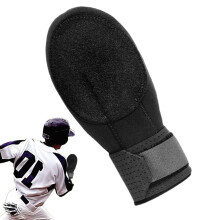 Jugend Rutschhandschuh Softball Rutschhandschuh Schwarz Flexibler Handschutz für Erwachsene Handgelenkschutz Sportzubehör
