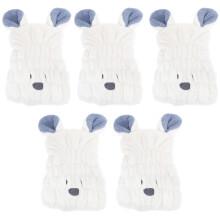 5pcs Hair Drying Towel Cap Coral Fleece Bath Hair