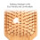 Bamboo Paddle Hair Brush Ergonomic Detangling 11