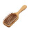 Bamboo Paddle Hair Brush Ergonomic Detangling 1