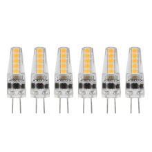 10 Stück G4 LED-Lampen 2W Bi-Pin Sockel Dimmbar Lampen für Kronleuchter Deckenlampe Tischlampe 2700K AC 12–24V