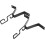 Drain Pipe Chain Hook Set - Stylish Black Hooks for Effortless Water Disposal and Durable Material Compatibility 2
