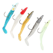 Kit d'appâts souples réalistes en PVC, 11,5 cm/4,5 pouces avec boîte