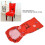 Housse de chaise extensible de Noël 125 g - Flocons de neige 12