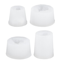 4 pezzi stampi in silicone per giardino roccioso trasparenti fai da te