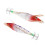 Jig calmar ABS, 10cm, tête rouge à rayure blanche 11