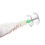 Jig calmar ABS, 10cm, tête rouge à rayure blanche 12