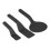 Ensemble de 3 spatules en nylon 8.6oz bord biseauté 1