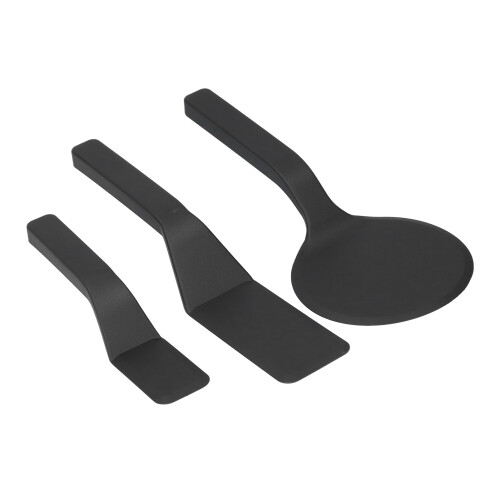 Ensemble de 3 spatules en nylon 8.6oz bord biseauté