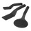 Ensemble de 3 spatules en nylon 8.6oz bord biseauté 9