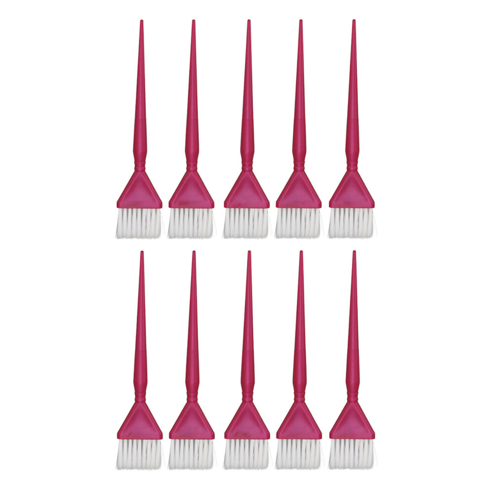 10pcs Hair Color Brush Set Ergonomic Handle Tint