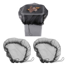 High-Quality Rain Barrel Cover Pack of 2, 95 cm Adjustable Rain Barrel Net for Leaf and Insect Protection