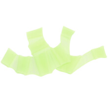 1 paire de menottes palmes en silicone doigt vert M