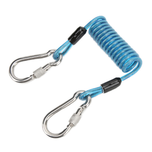 Sgancio rapido per corda da immersione, 304SS+TPU, Blu 1