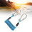 Sgancio rapido per corda da immersione, 304SS+TPU, Blu 16