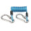 Sgancio rapido per corda da immersione, 304SS+TPU, Blu 4