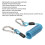 Sgancio rapido per corda da immersione, 304SS+TPU, Blu 12