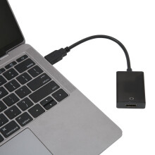 USB 3.0 auf HDMI Adapter, männlich auf weiblich, HD-Übertragung, kostenloser Konverter