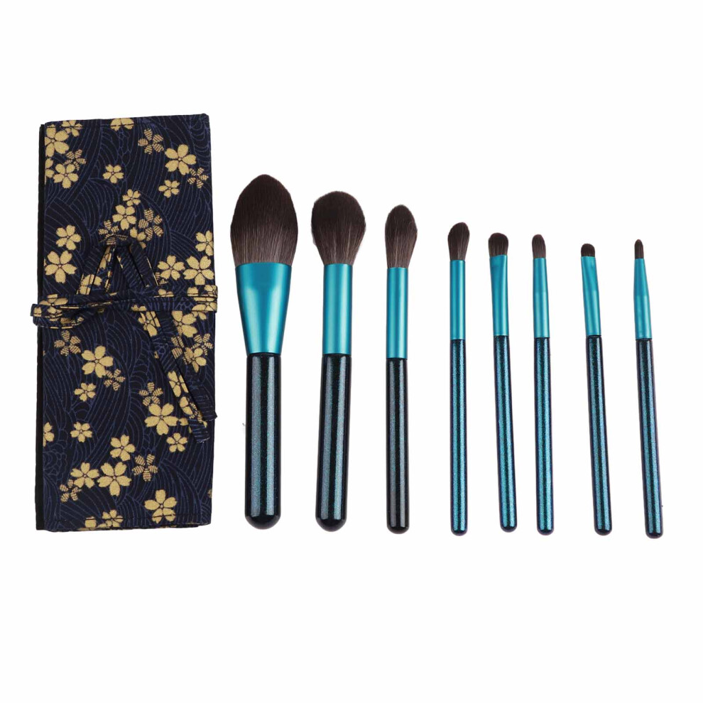 8pcs Makeup Brushes Wooden Handle Super Soft