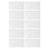 10pcs Nail Flexible Measuring Ruler Ultra Thin 4