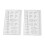 10pcs Nail Flexible Measuring Ruler Ultra Thin 13