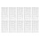 10pcs Nail Flexible Measuring Ruler Ultra Thin 3