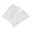 10pcs Nail Flexible Measuring Ruler Ultra Thin 10