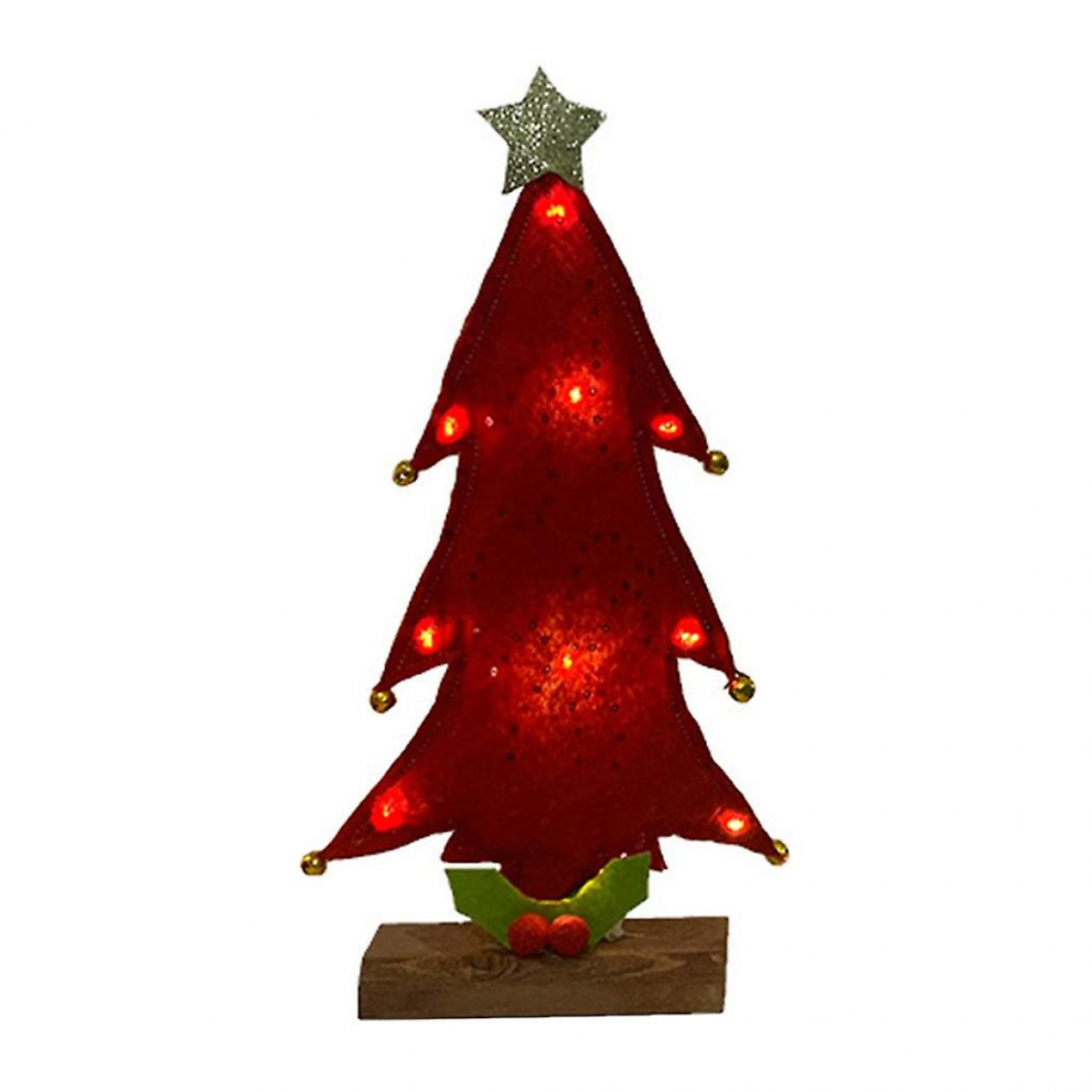 Christmas Tree with Lights, Party Decor, Tabletop Lamp, Gift, Crystal, Wedding Birthday Decoration Craft Ornament-image-OPC-PJQSRDM-NEW