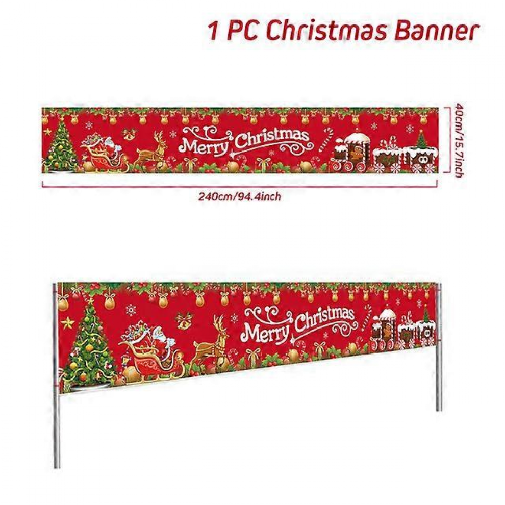 2025 Outdoor Christmas Banner Decorations for Home, Merry Xmas Navidad Noel Natal Happy New Year-image-OPC-PJQSRHX-NEW