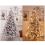 Artificial White Snow Pine Tree Desktop Decoration Ornament Supplies 2