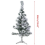 Artificial White Snow Pine Tree Desktop Decoration Ornament Supplies 4