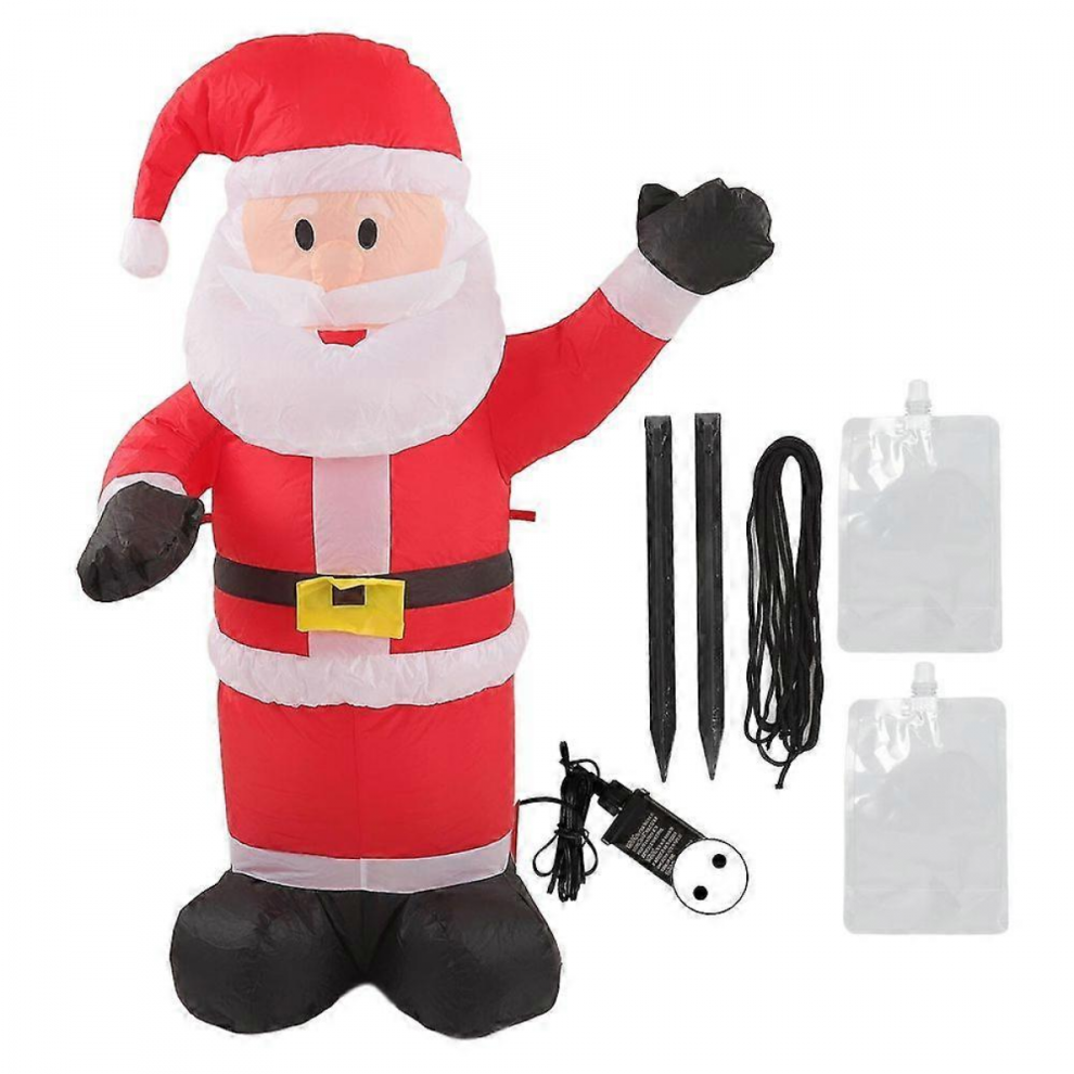 Christmas Inflatable Santa with LED Lights, Waterproof, Tear-Resistant, EU Plug-image-OPC-PJQSS8C-NEW