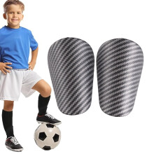 Mini Shin Guards, Youth Soccer Shin Pads - Curved EVA Lined Protection for Skateboarding, Skiing, Baseball, Size XS