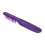 Brosse démêlante violette rotative humide/sec 26,5 cm 3