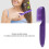 Brosse démêlante violette rotative humide/sec 26,5 cm 10