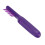 Brosse démêlante violette rotative humide/sec 26,5 cm 15