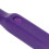 Brosse démêlante violette rotative humide/sec 26,5 cm 12